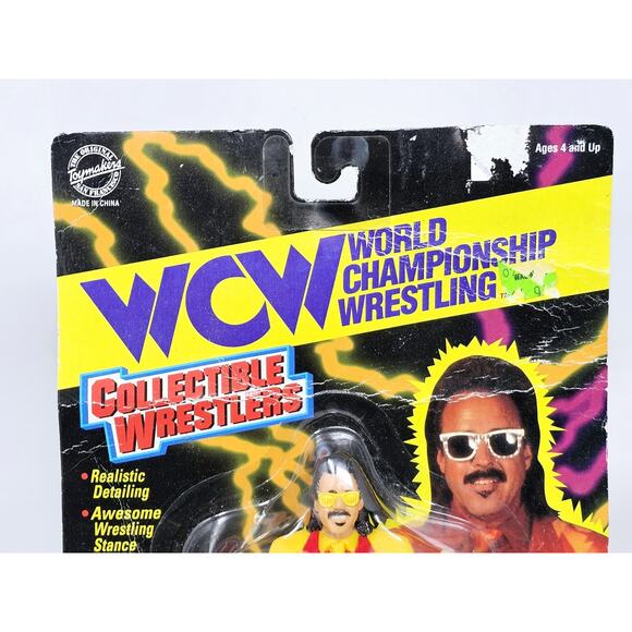 WCW Jimmy Hart Wrestling Figure 1994 LJN Original With Yellow Suit w/Hulk on it - Picture 3 of 13